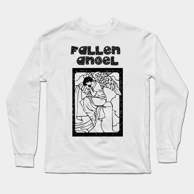 Fallen Angel Long Sleeve T-Shirt by babydollchic